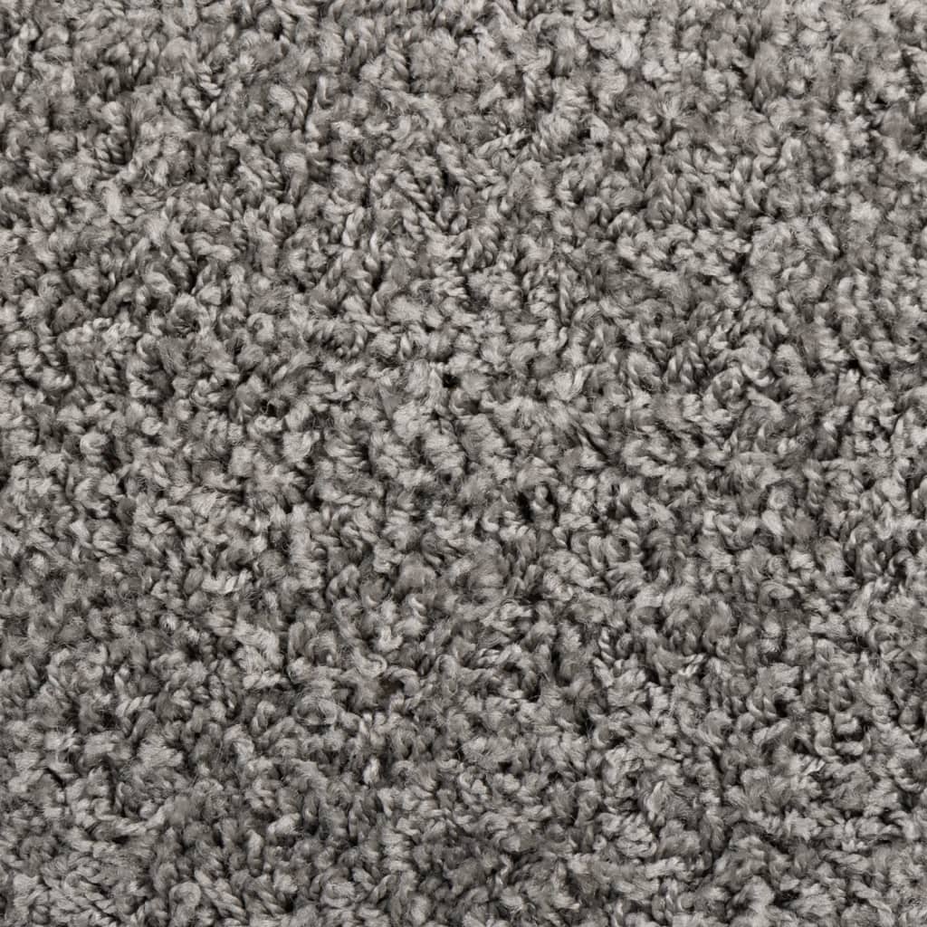 Prostirke za stepenice 10 kom 65x21x4 cm sive poluokrugle velike