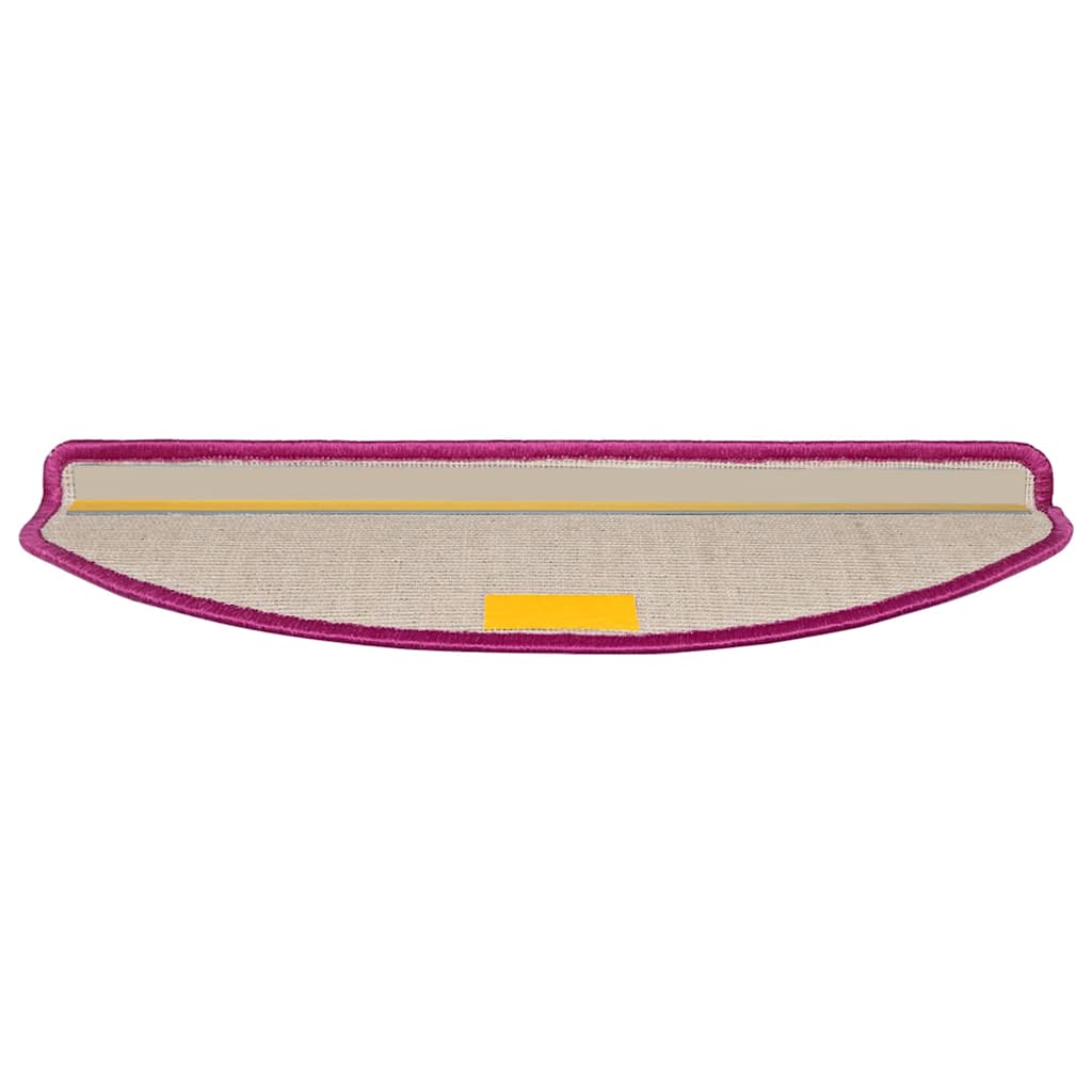 Prostirke za stepenice 10 kom 65x21x4 cm ljubičaste poluokrugle velike