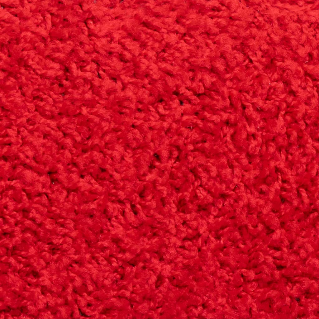 Prostirke za stepenice 10 kom 65x21x4 cm crvene poluokrugle velike
