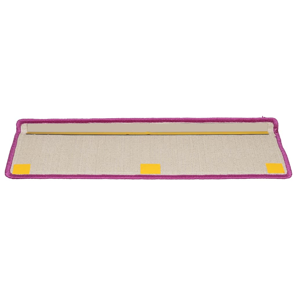 Prostirke za stepenice 10 kom 65x21x4 cm ljubičaste pravokutne rubove