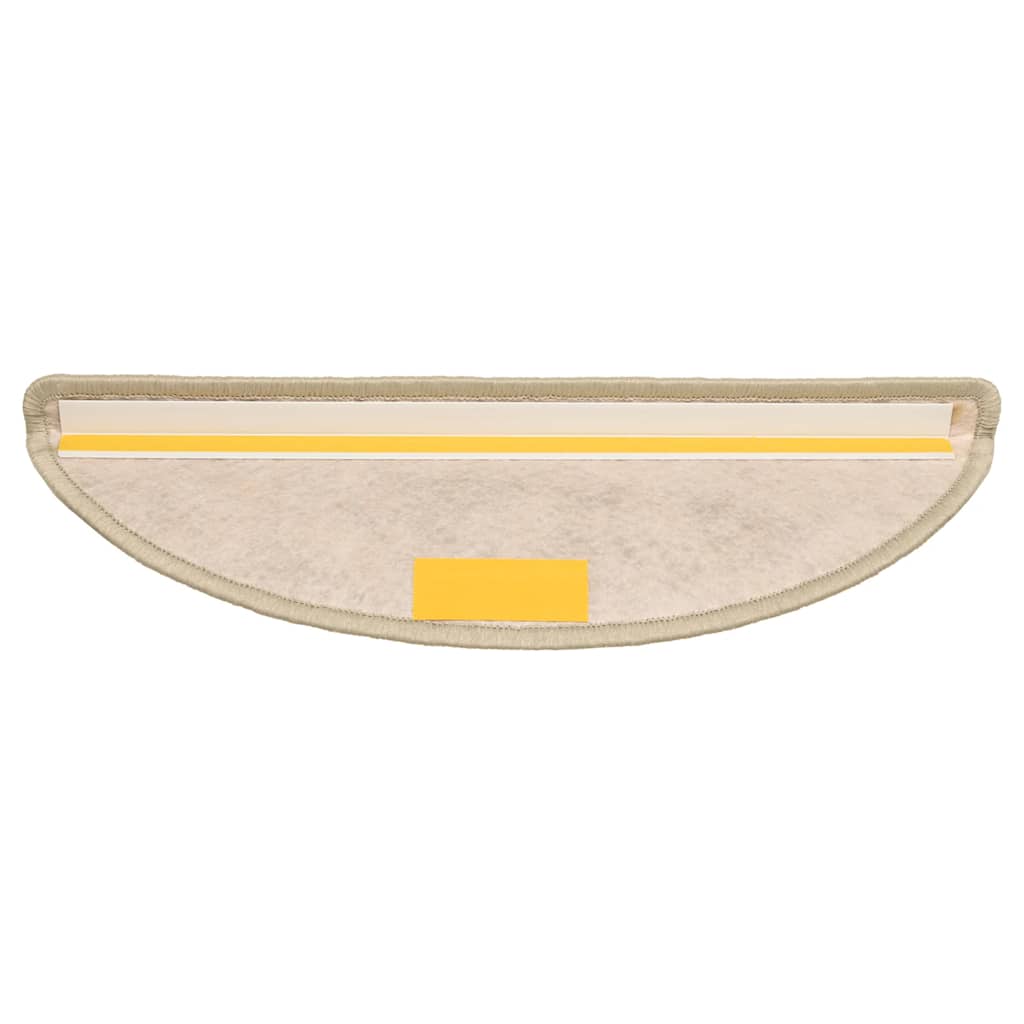 Samoljepljivi otirači za stube 15 kom 56x17x3 cm svjetlosivi