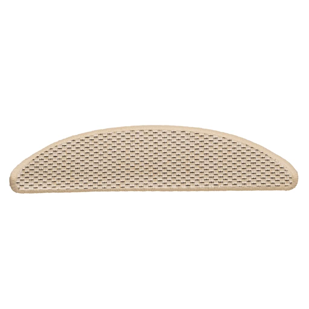 Samoljepljivi otirači za stepenice 15 kom 56x17x3 cm berber