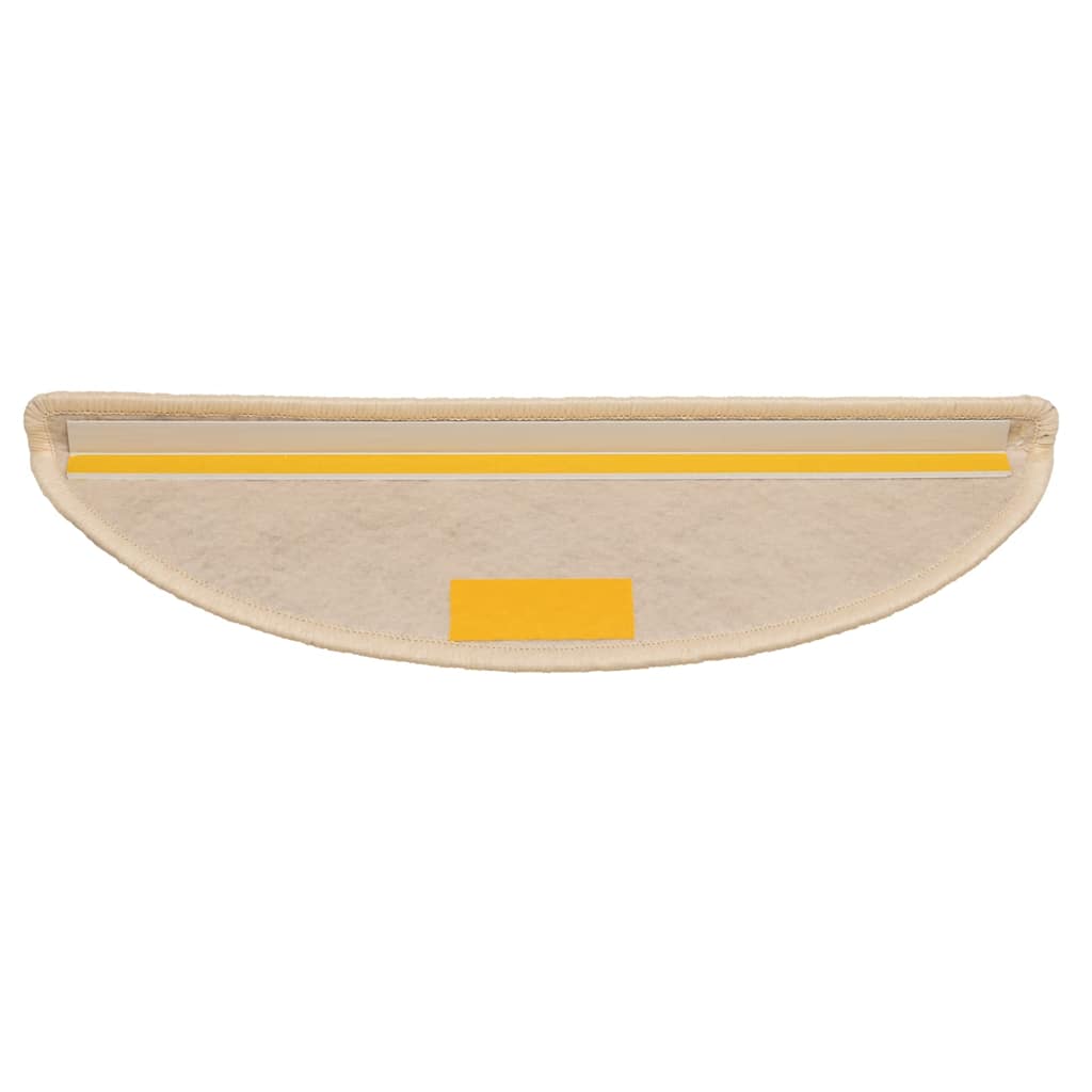 Samoljepljivi otirači za stepenice 15 kom 56x17x3 cm berber