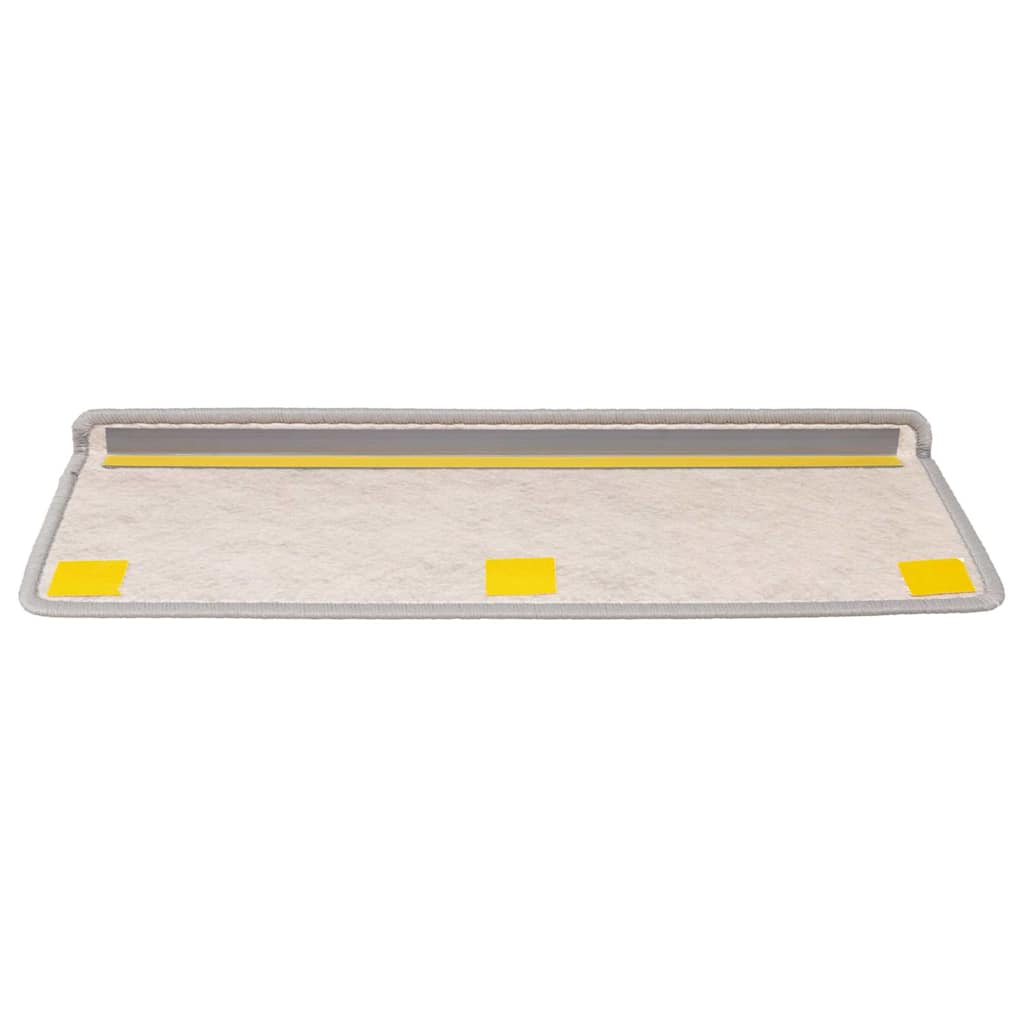 Samoljepljivi otirači za stube 15 kom 65x21x4 cm boja platine