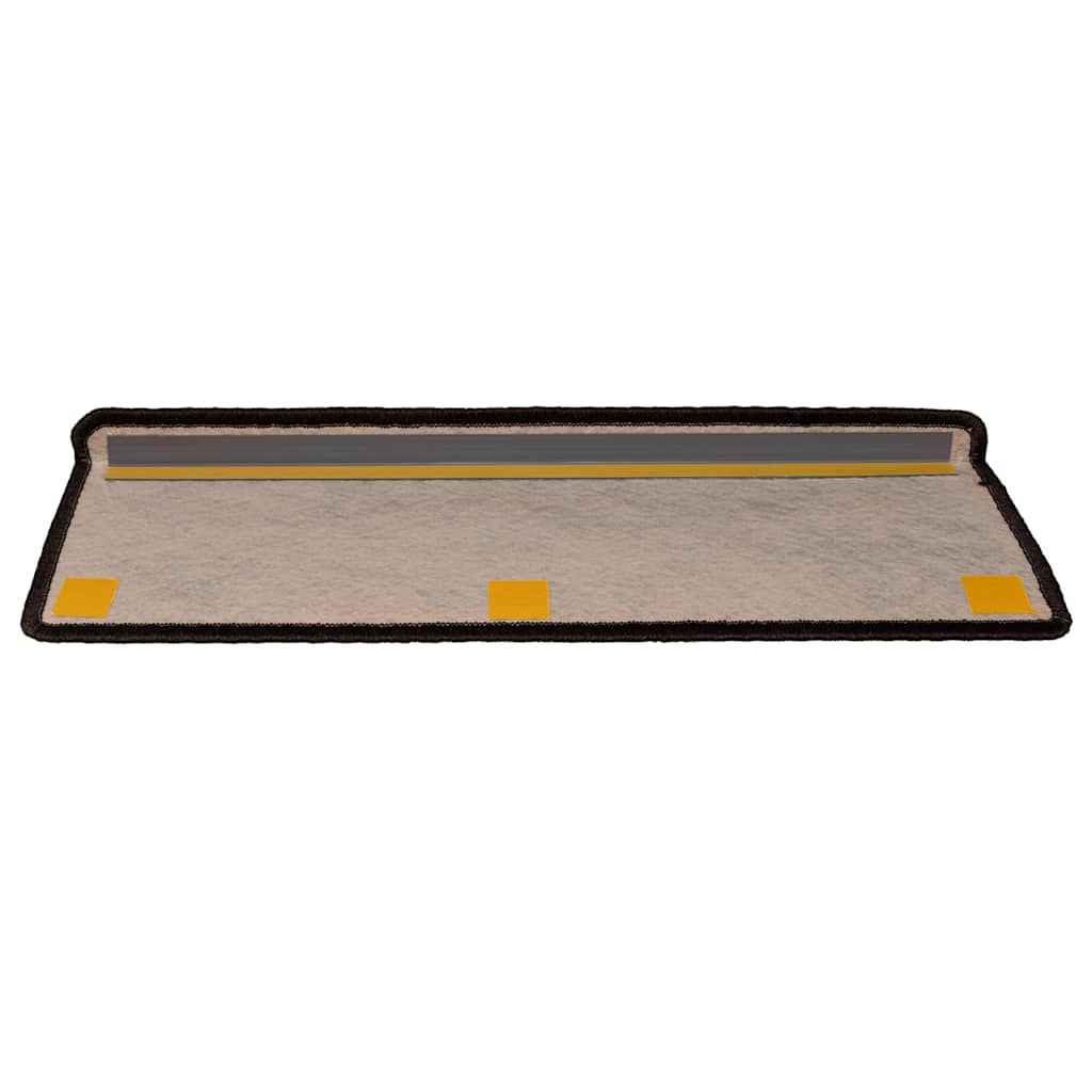 Samoljepljivi otirači za stepenice 15 kom 65x21x4 cm antracit
