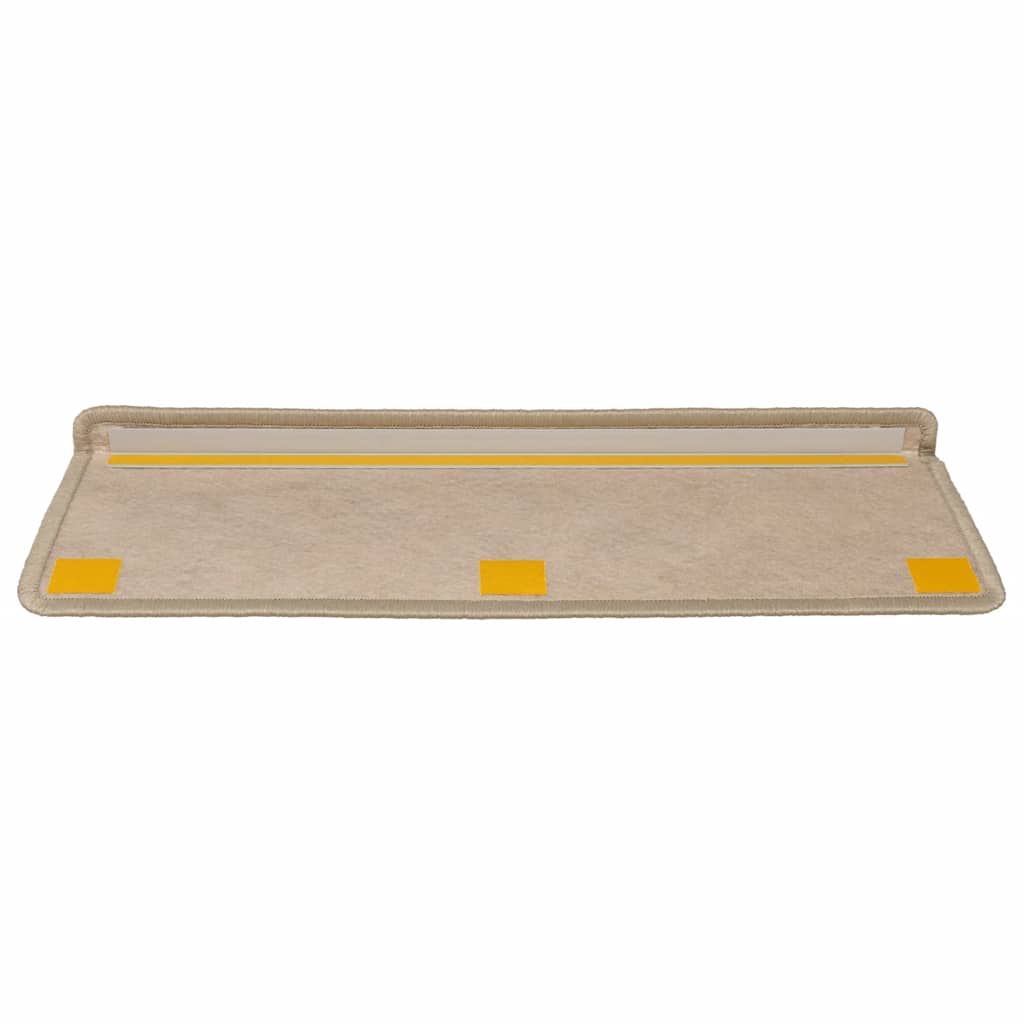 Samoljepljivi otirači za stepenice 15kom 65x21x4cm boja pijeska