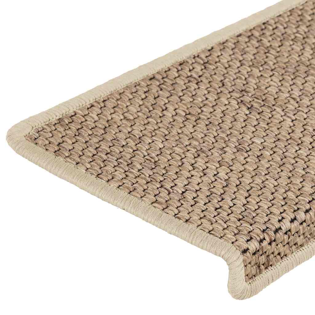 Samoljepljivi otirači za stepenice 15kom 65x21x4cm boja pijeska