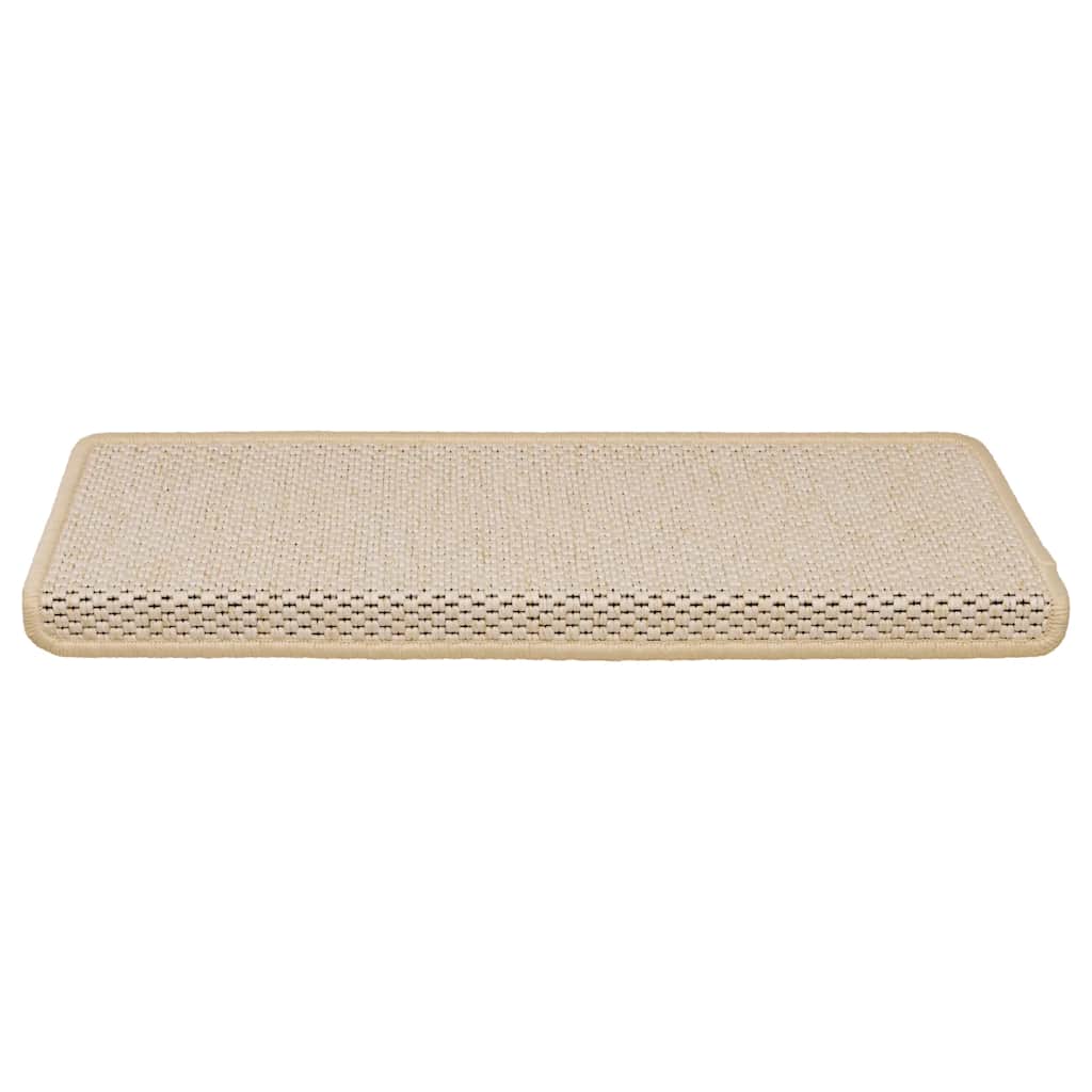 Samoljepljivi otirači za stepenice 15 kom 65x21x4 cm Berber