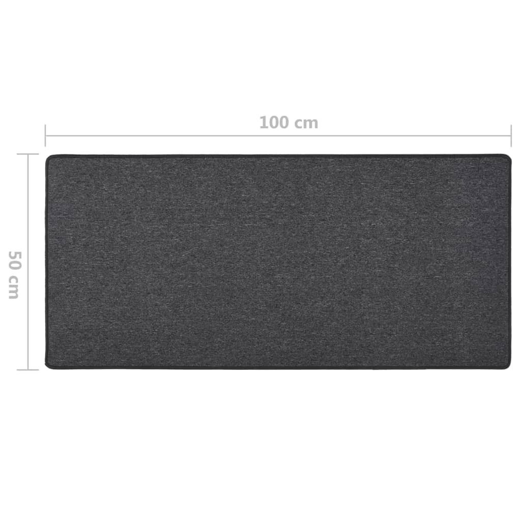 Dugi tepih antracit 50 x 100 cm