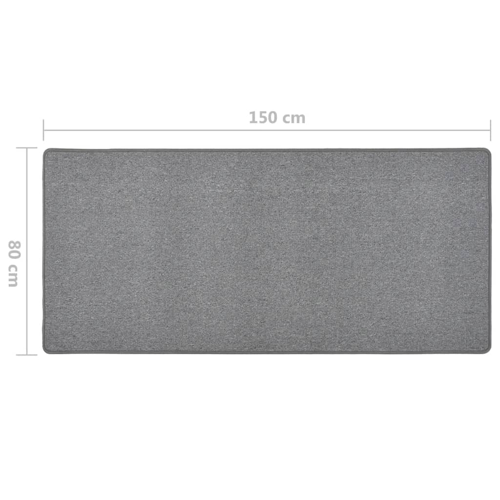 Dugi tepih tamnosivi 80 x 150 cm