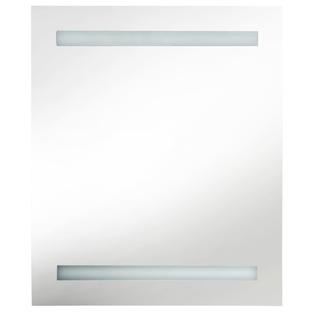 LED kupaonski ormarić s ogledalom antracit 50 x 14 x 60 cm
