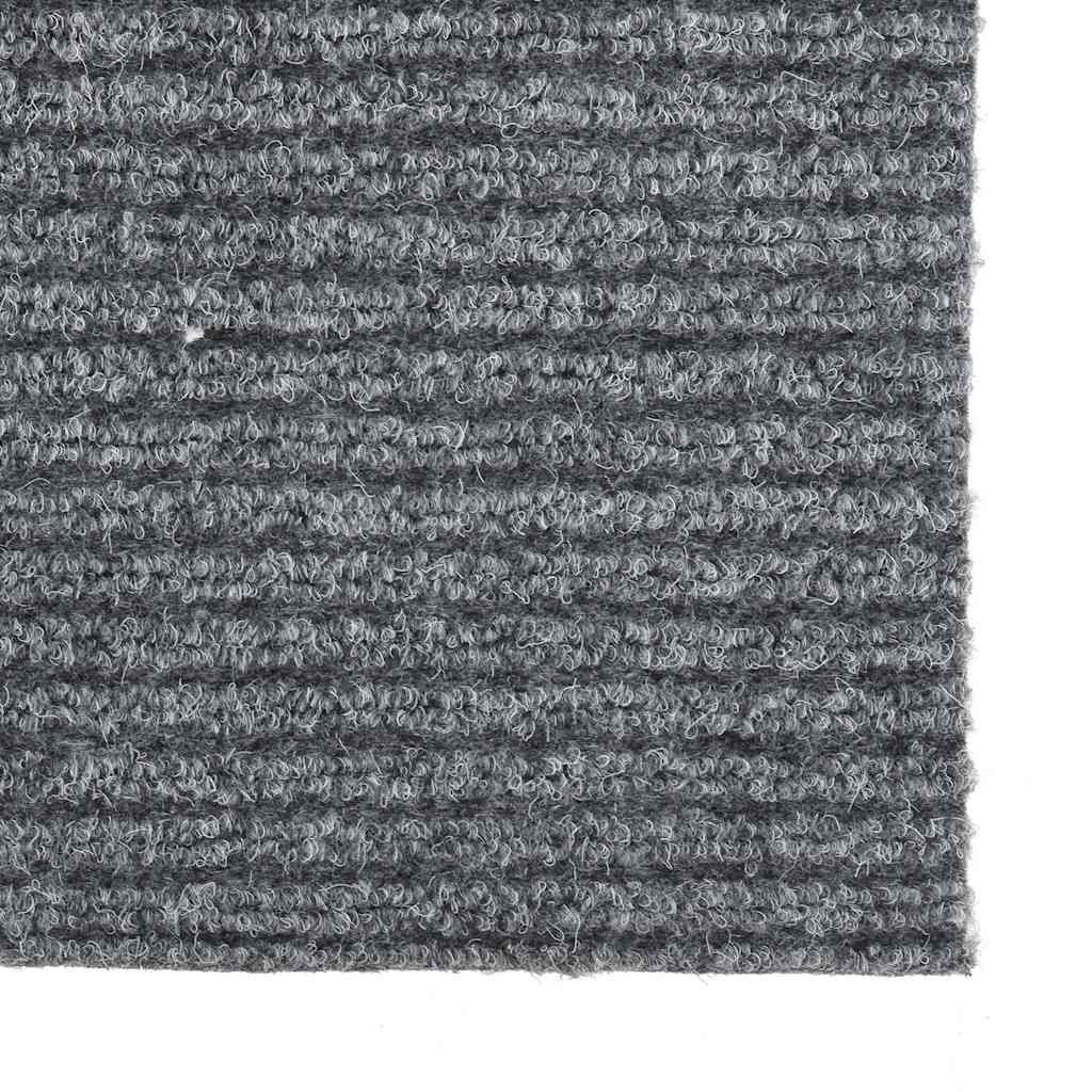 Dugi tepih za hvatanje nečistoće 100 x 400 cm sivi