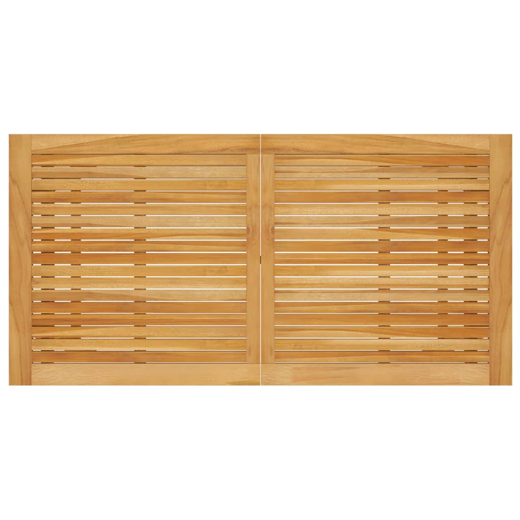5-dijelni vrtni blagovaonski set crni