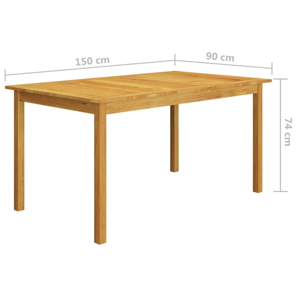5-dijelni vrtni blagovaonski set crni