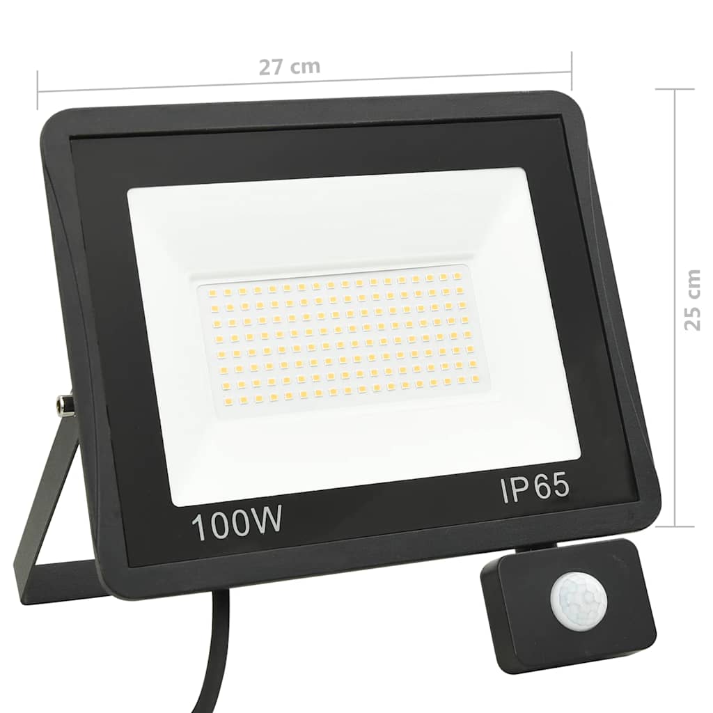 LED reflektor sa senzorom 100 W topli bijeli