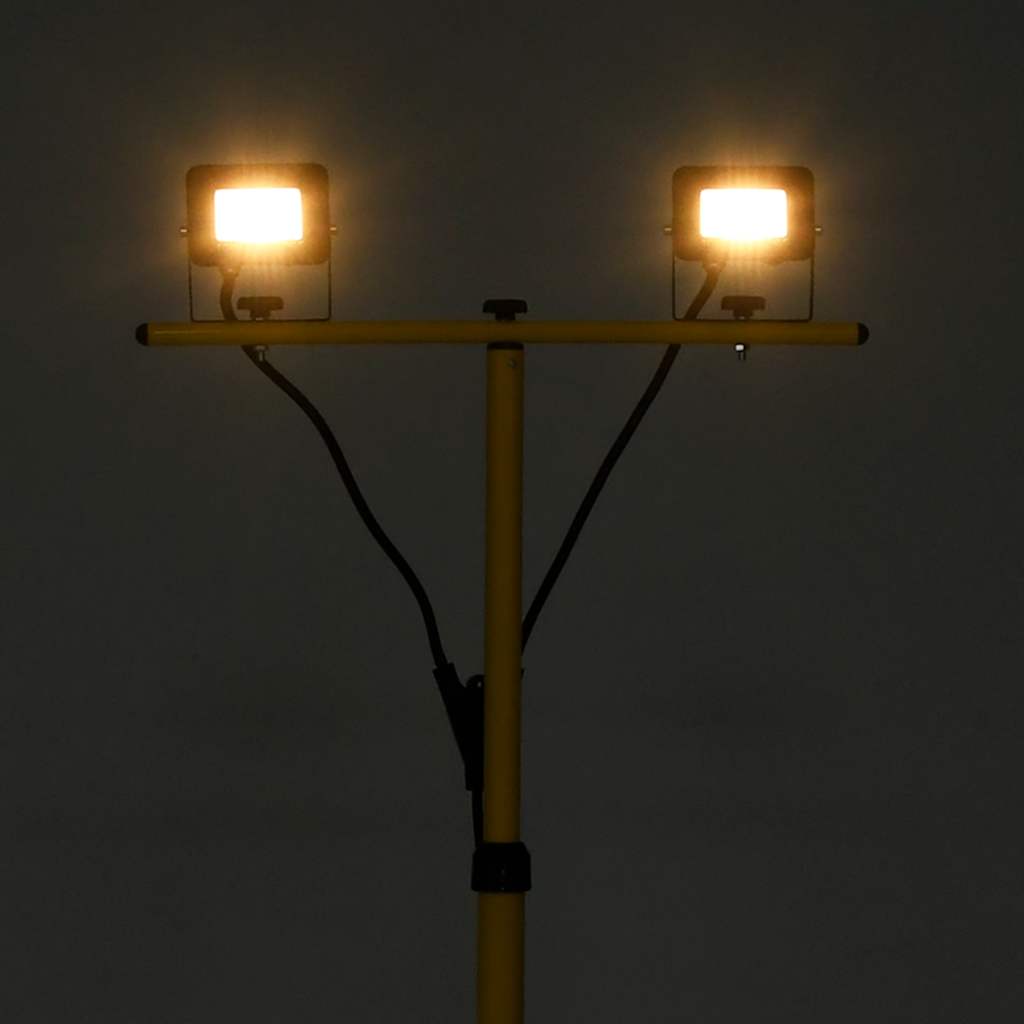 LED reflektor sa stativom 2 x 10 W topli bijeli