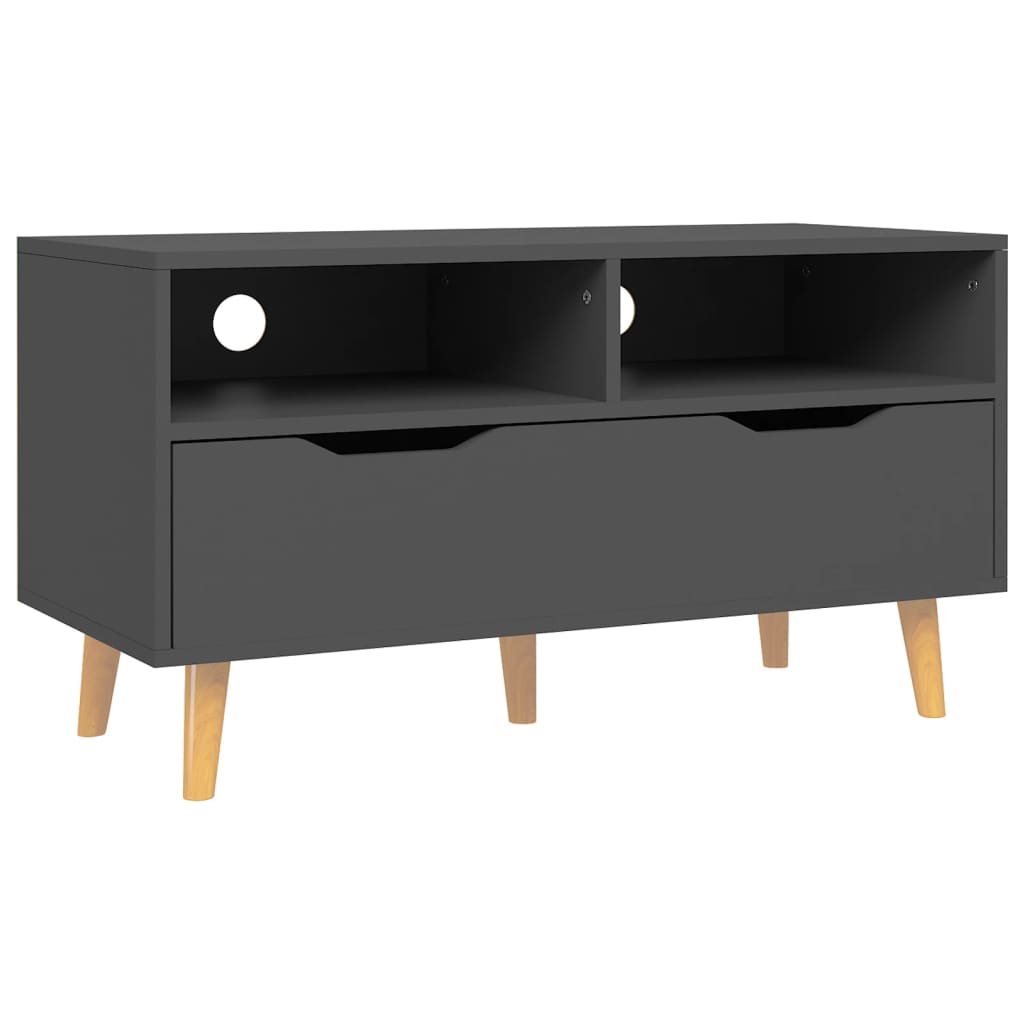 TV ormarić sivi 90 x 40 x 48,5 cm konstruirano drvo