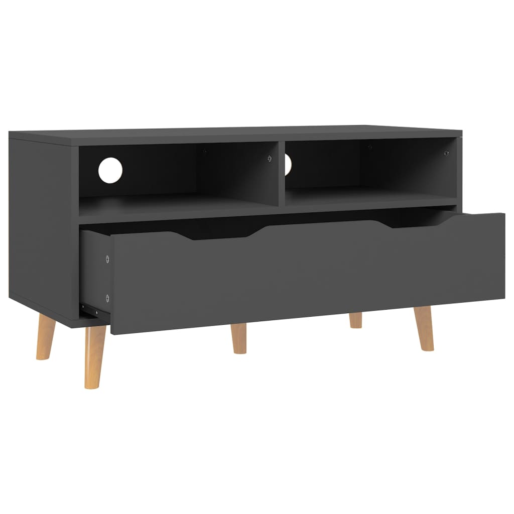 TV ormarić sivi 90 x 40 x 48,5 cm konstruirano drvo