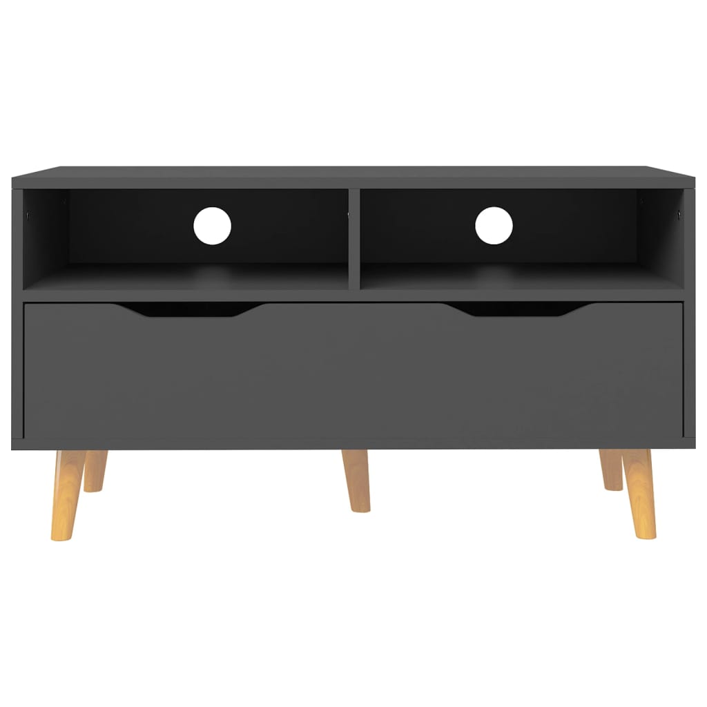 TV ormarić sivi 90 x 40 x 48,5 cm konstruirano drvo