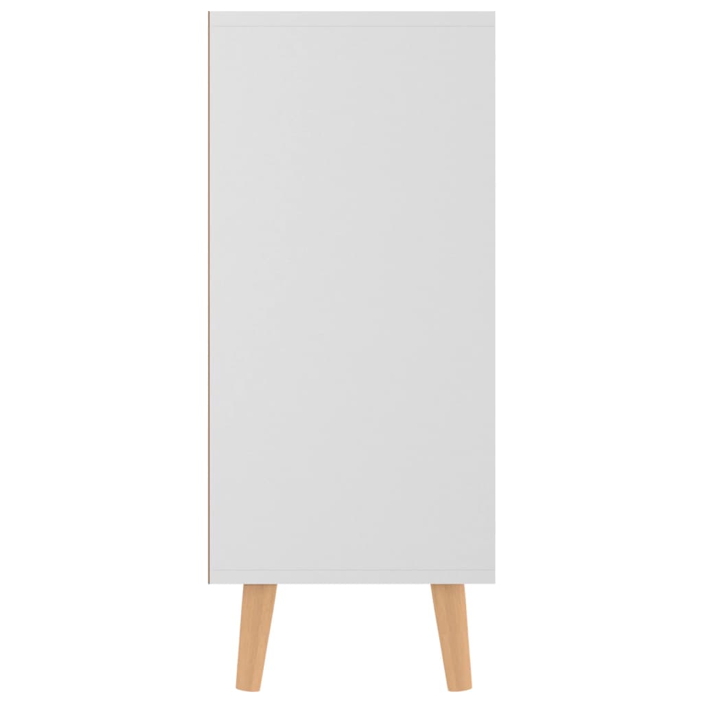 Komoda bijela 90 x 30 x 72 cm konstruirano drvo