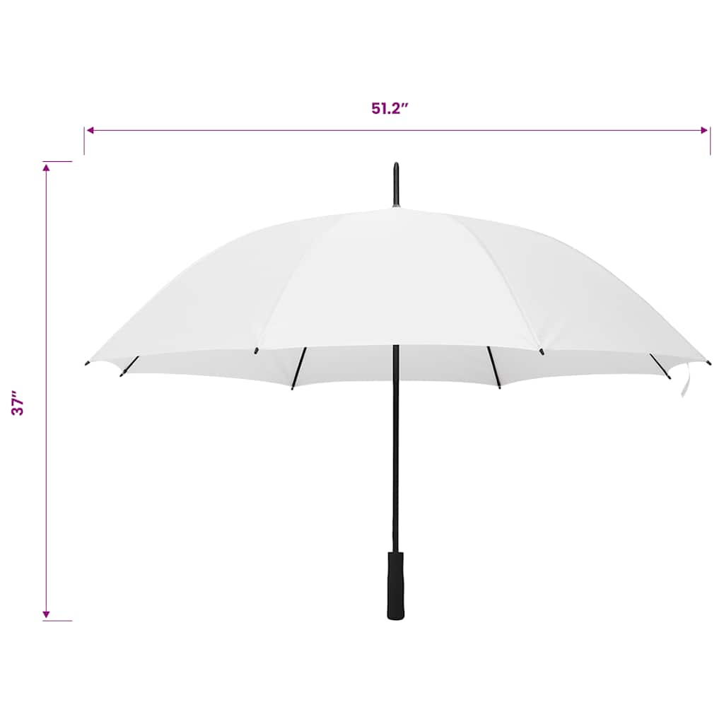 Kišobran bijeli 130 cm