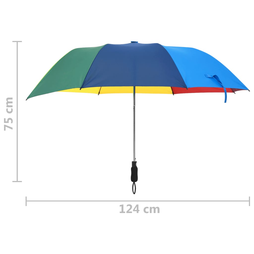 Automatski sklopivi kišobran višebojni 124 cm