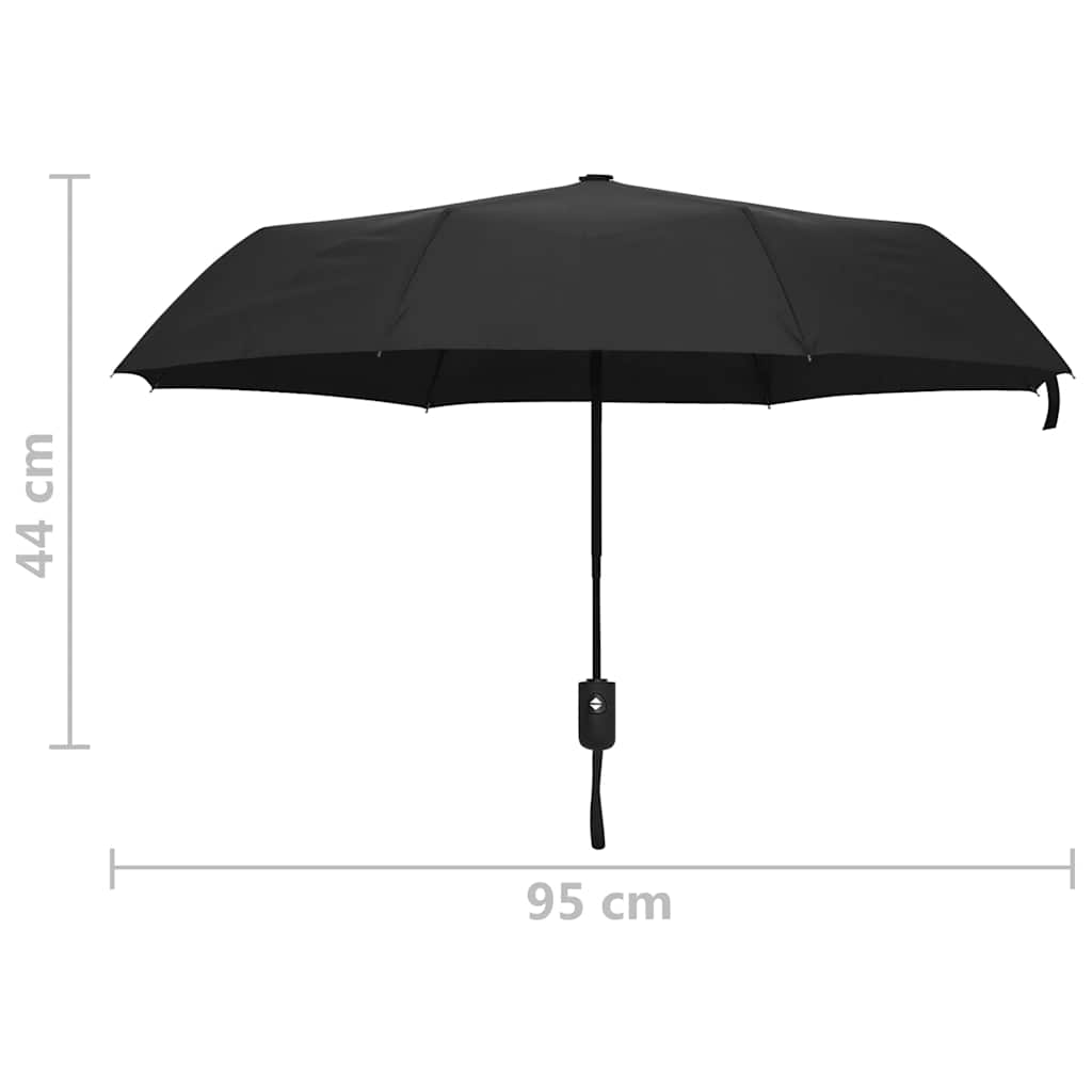 Automatski sklopivi kišobran crni 95 cm