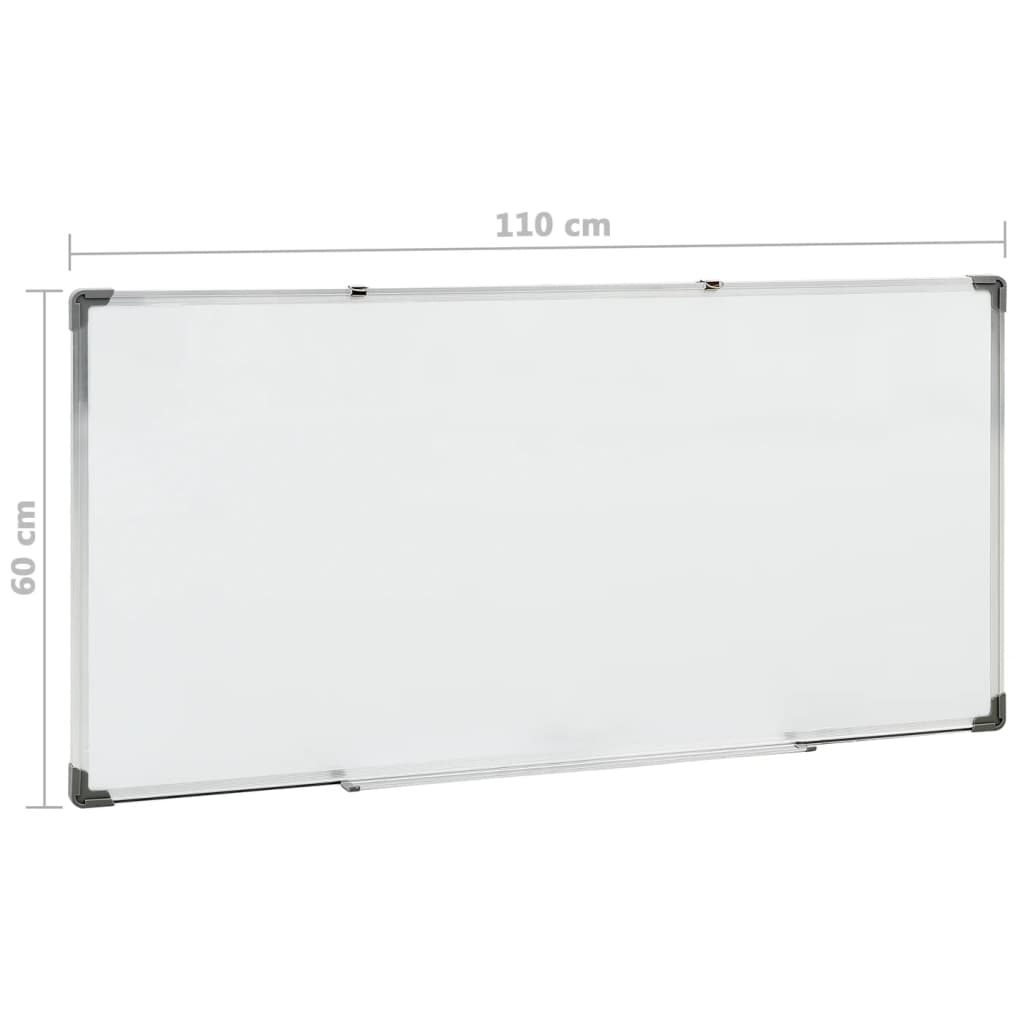 Magnetna ploča bijela 110 x 60 cm čelična