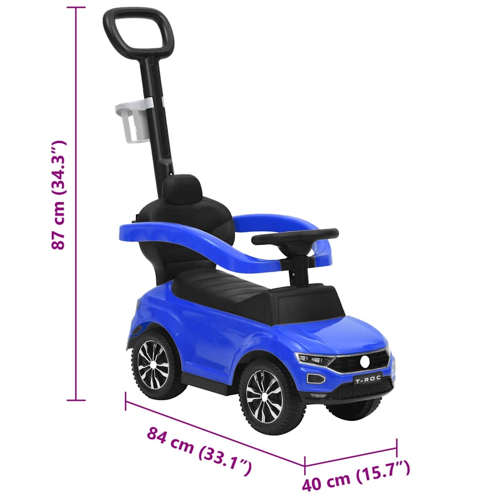 Dječji automobil Volkswagen T-Roc plavi