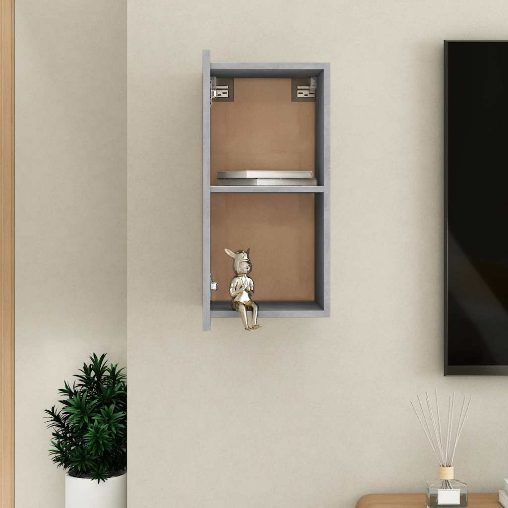 TV ormarić boja betona 30,5 x 30 x 60 cm od konstruiranog drva