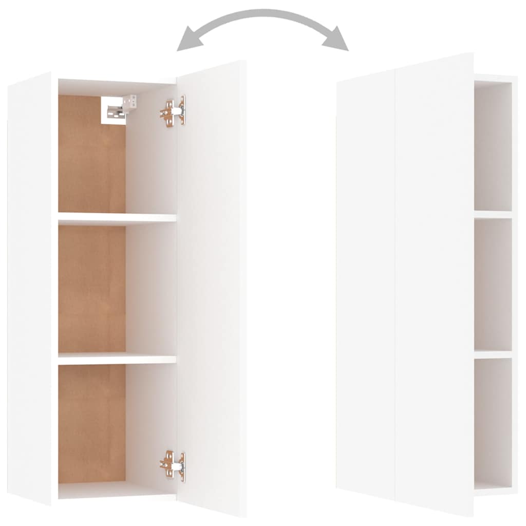 TV ormarić bijeli 30,5 x 30 x 90 cm od konstruiranog drva