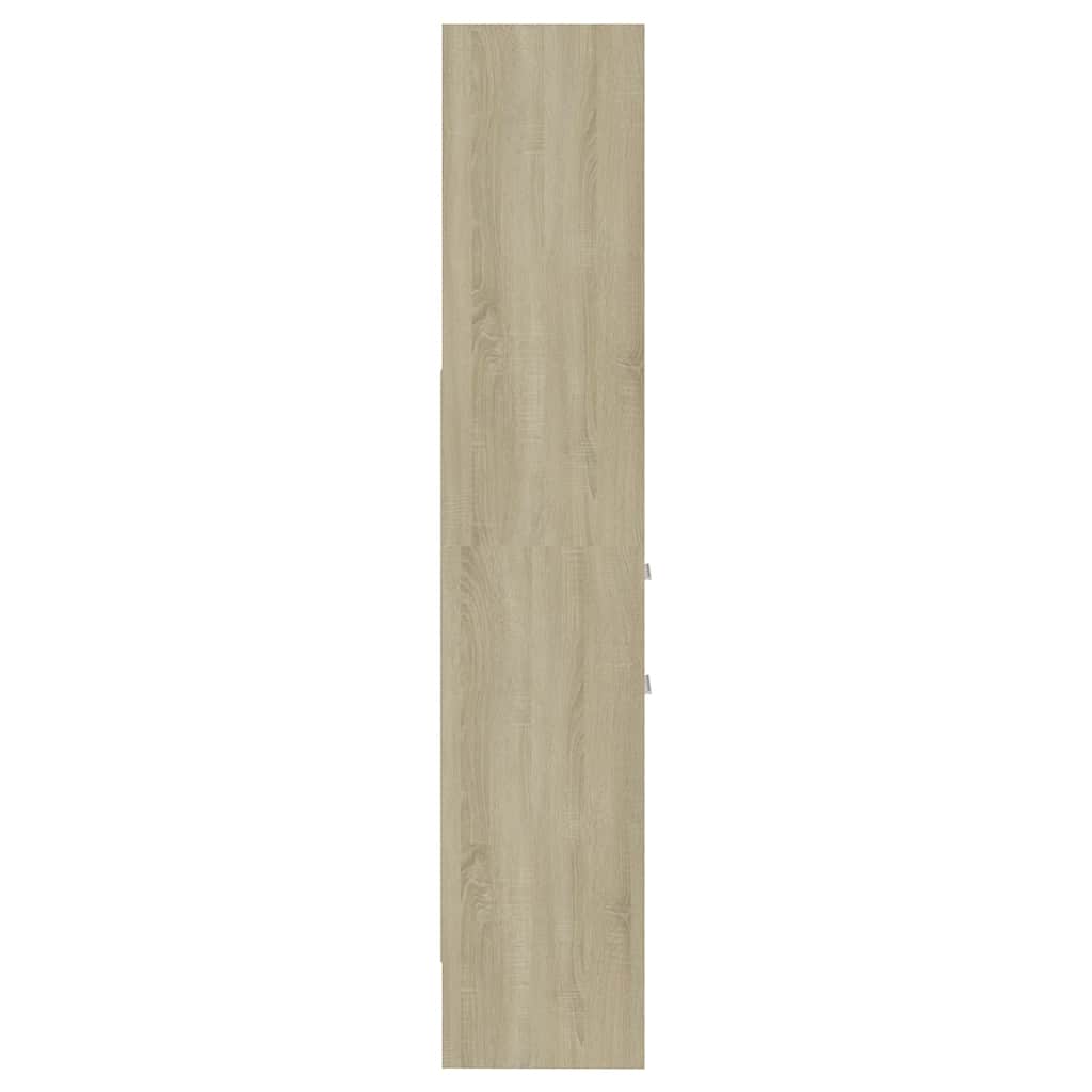 Ormarić za knjige boja hrasta 40x35x180 cm konstruirano drvo