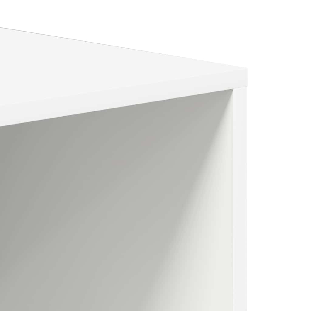 Klupa za spremanje obuće bijela 105x35x35 cm konstruirano drvo