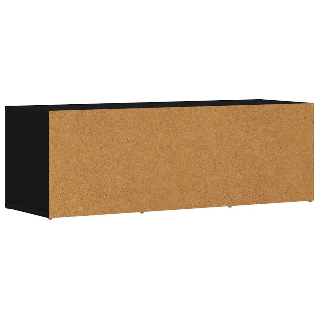 Klupa za spremanje obuće crna 105x35x35 cm konstruirano drvo