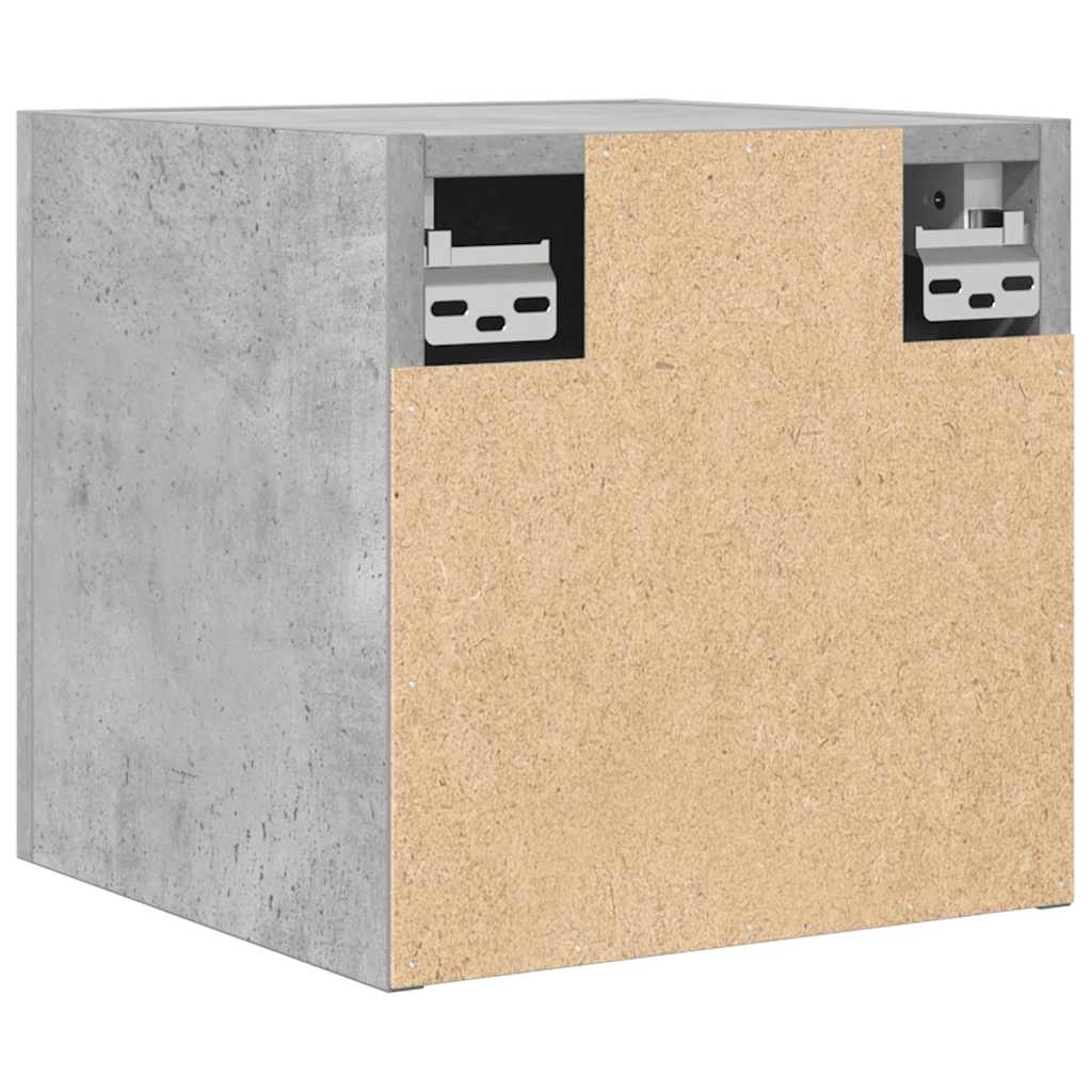 Zidni TV ormarići 4 kom siva boja betona 30,5 x 30 x 30 cm