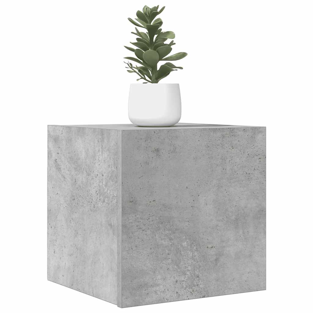 Zidni TV ormarići 4 kom siva boja betona 30,5 x 30 x 30 cm