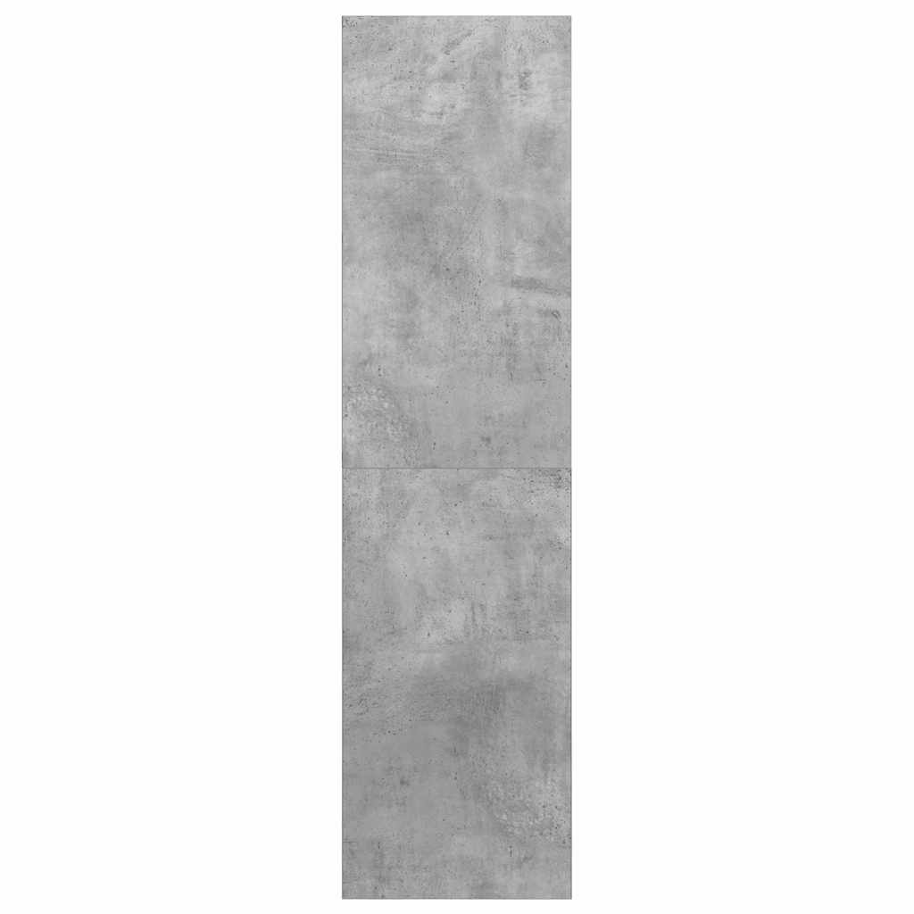 Zidni TV ormarić boja betona 37x37x142,5 cm konstruirano drvo
