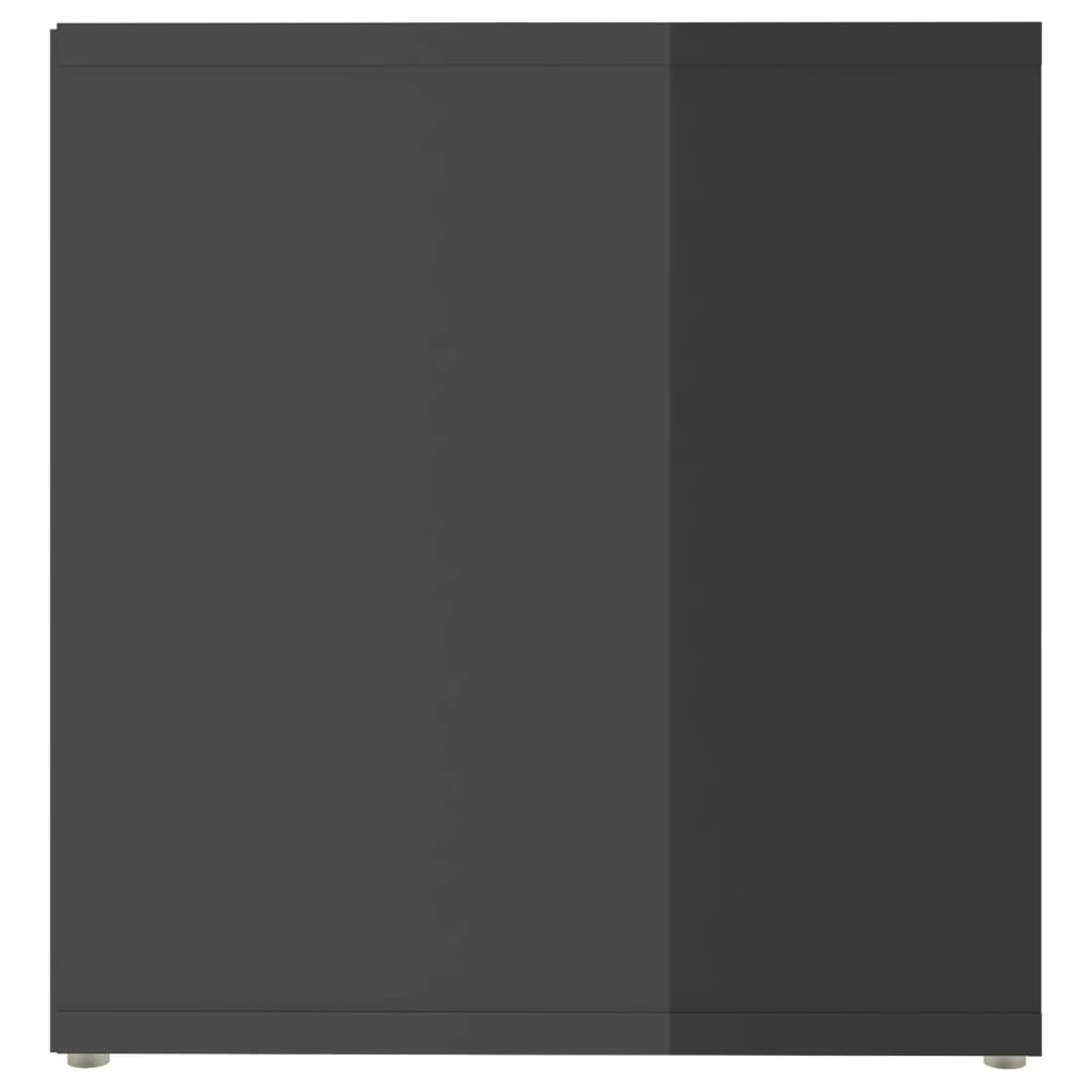 TV ormarić sjajni sivi 72 x 35 x 36,5 cm od konstruiranog drva