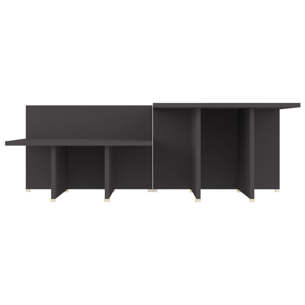Stolići za kavu 2 kom sivi 111,5 x 50 x 33 konstruirano drvo