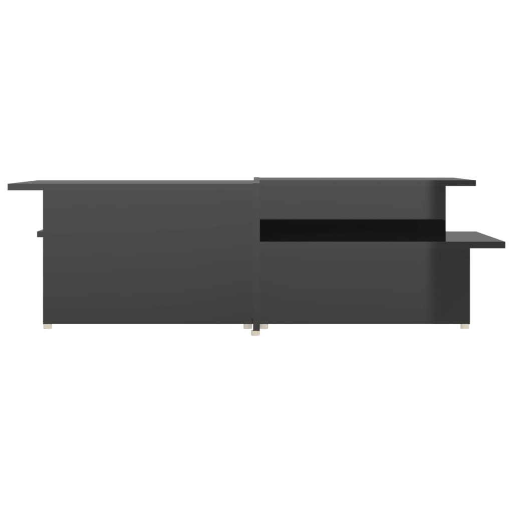 Stolići za kavu 2 kom sjajni crni 111,5x50x33 konstruirano drvo