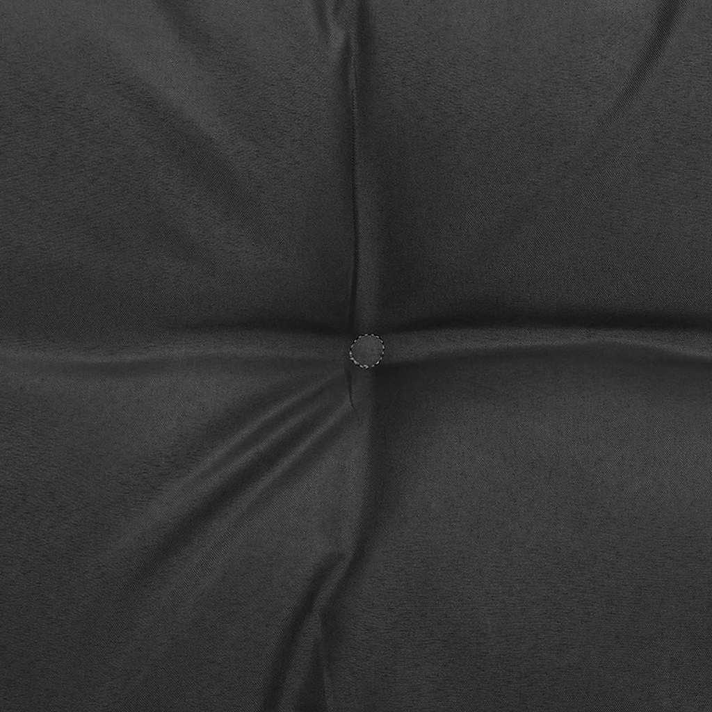 Srednja vrtna sofa s antracit jastucima od borovine bijela