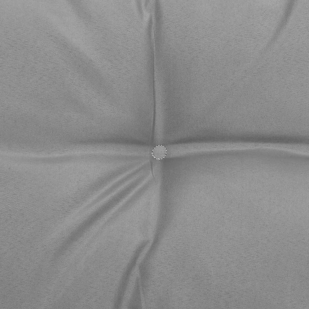 Srednje vrtne sofe sa sivim jastucima 2 kom od masivne borovine