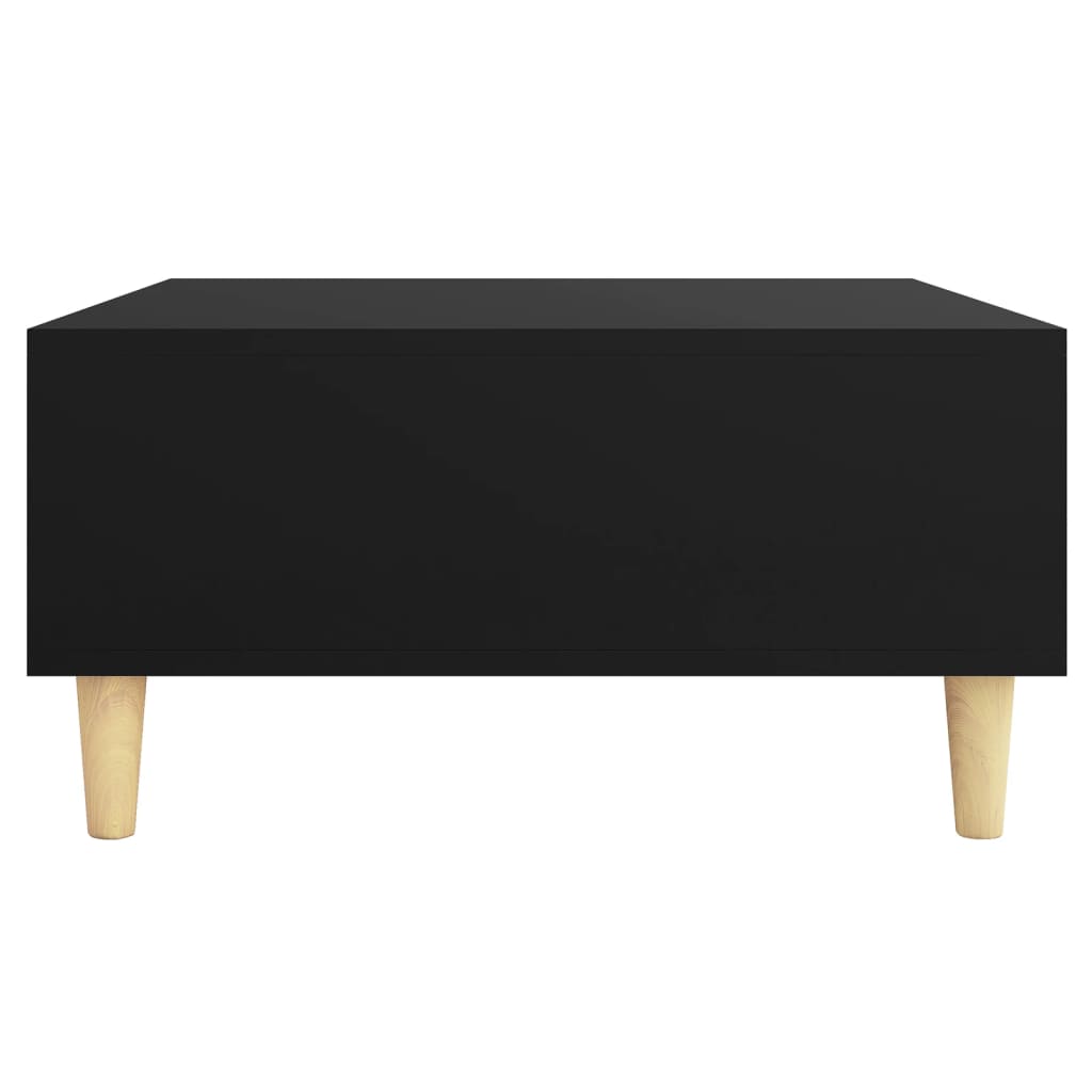 Stolić za kavu crni 60 x 60 x 30 cm od iverice