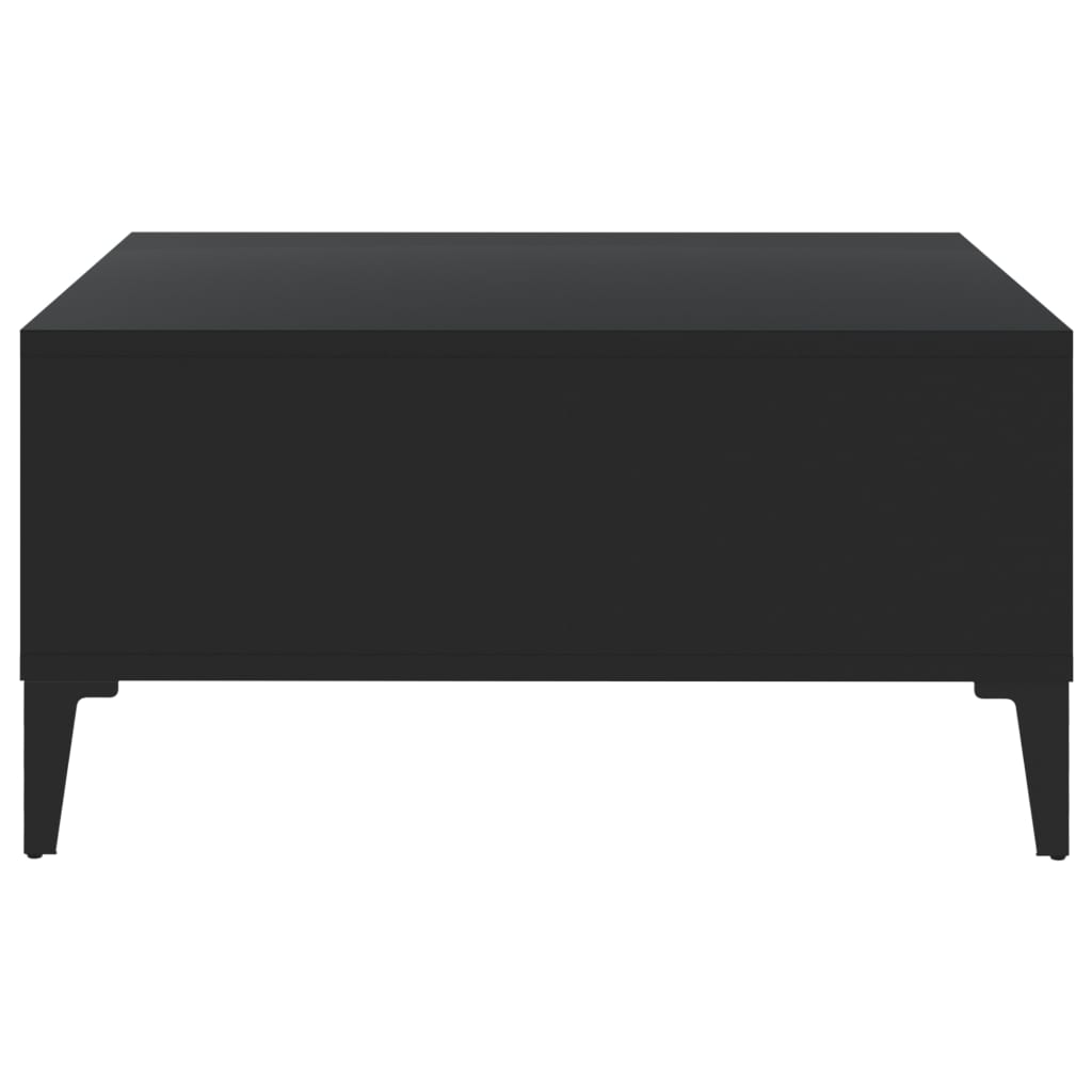 Stolić za kavu crni 60 x 60 x 30 cm od iverice