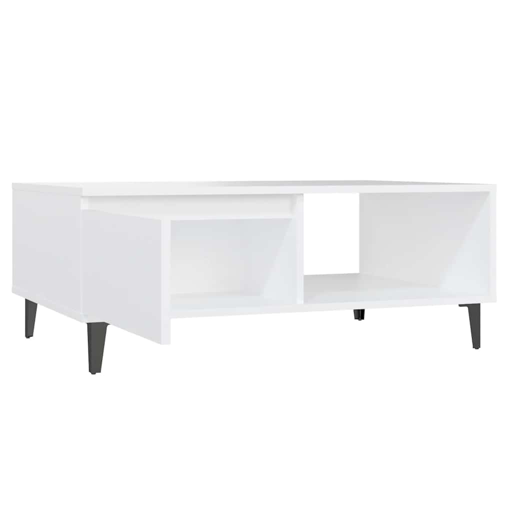 Stolić za kavu bijeli 90 x 60 x 35 cm od iverice