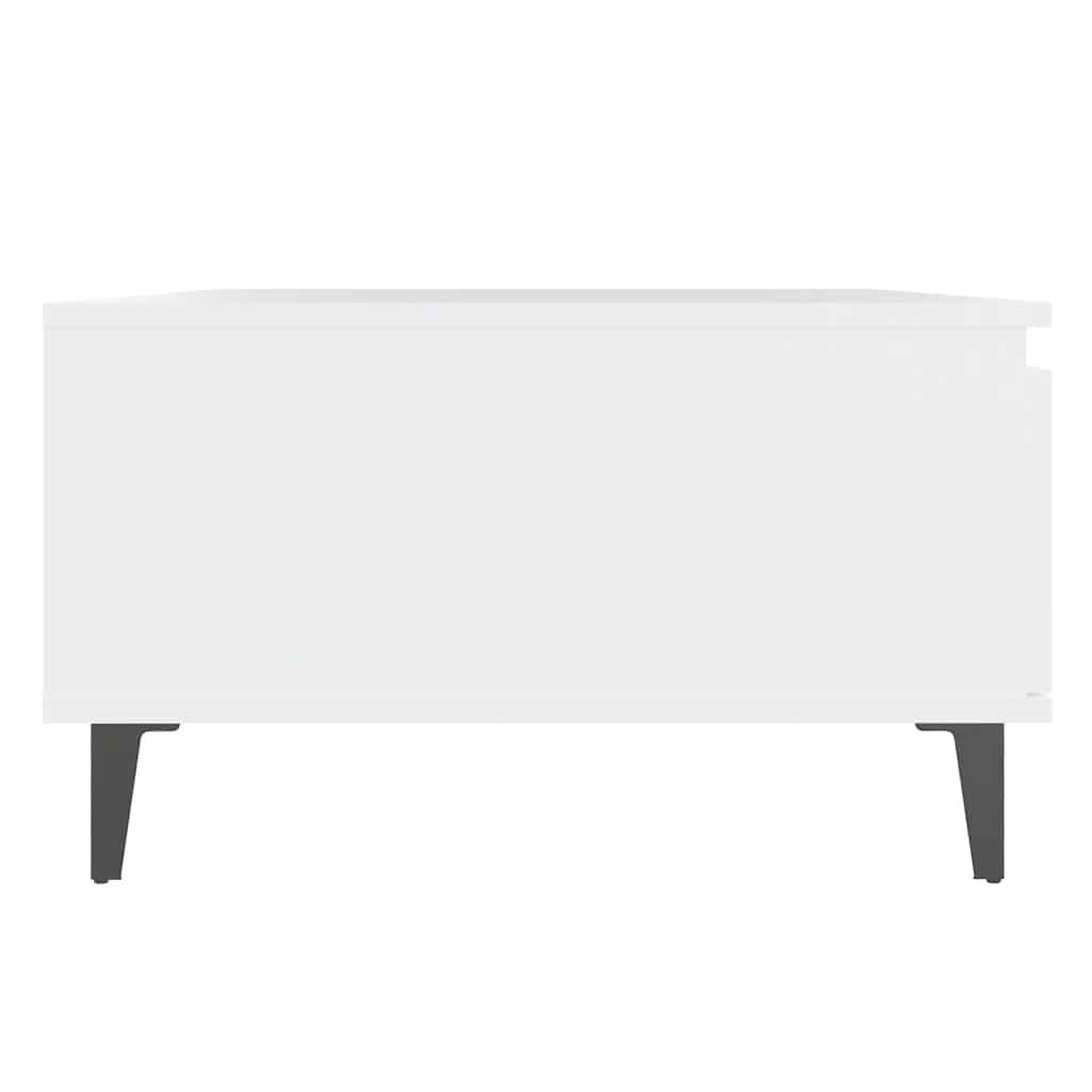 Stolić za kavu bijeli 90 x 60 x 35 cm od iverice