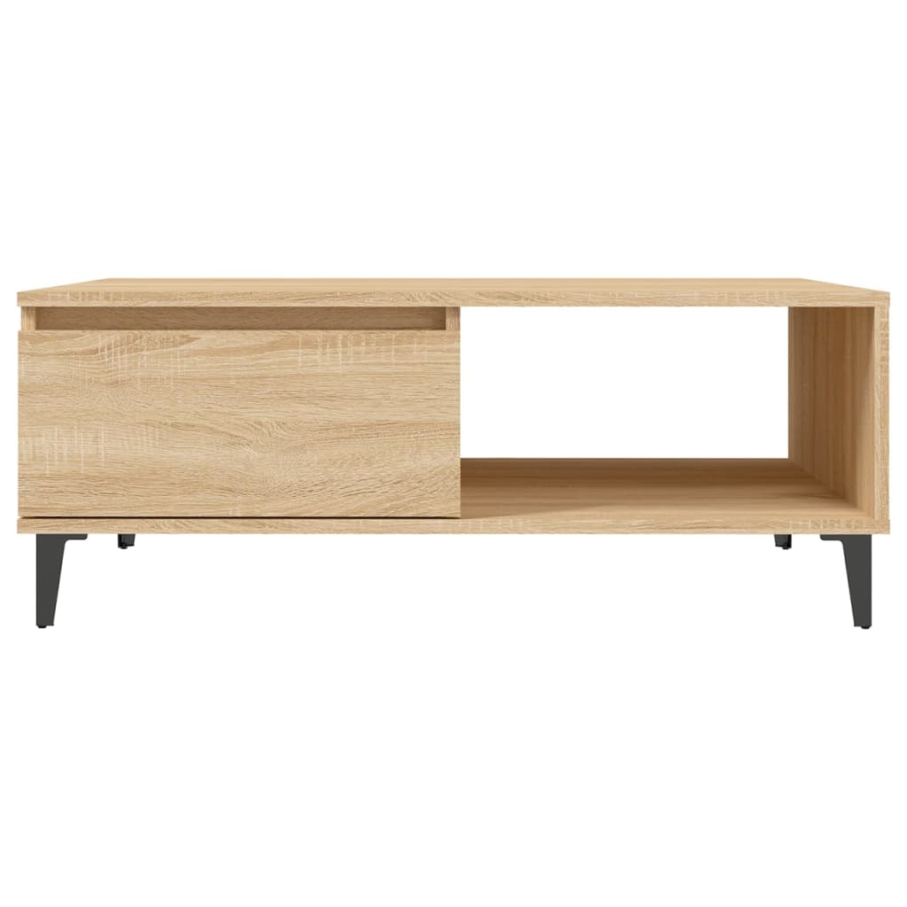 Stolić za kavu boja hrasta sonome 90x60x35 cm konstruirano drvo