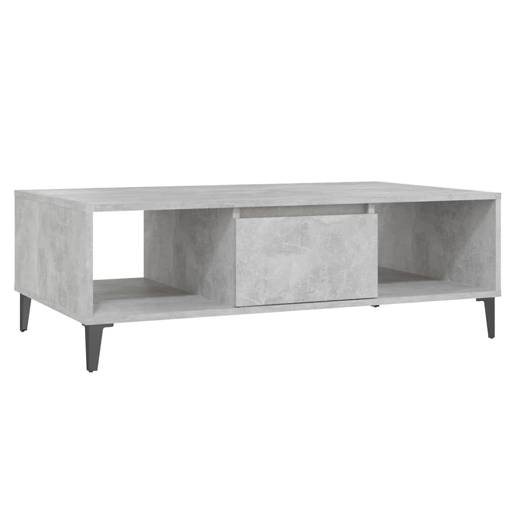 Stolić za kavu boja betona 103,5 x 60 x 35 cm konstruirano drvo