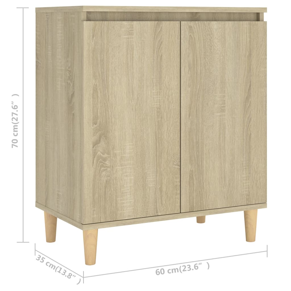 Komoda boja hrasta sonome 60 x 35 x 70 cm od konstruiranog drva
