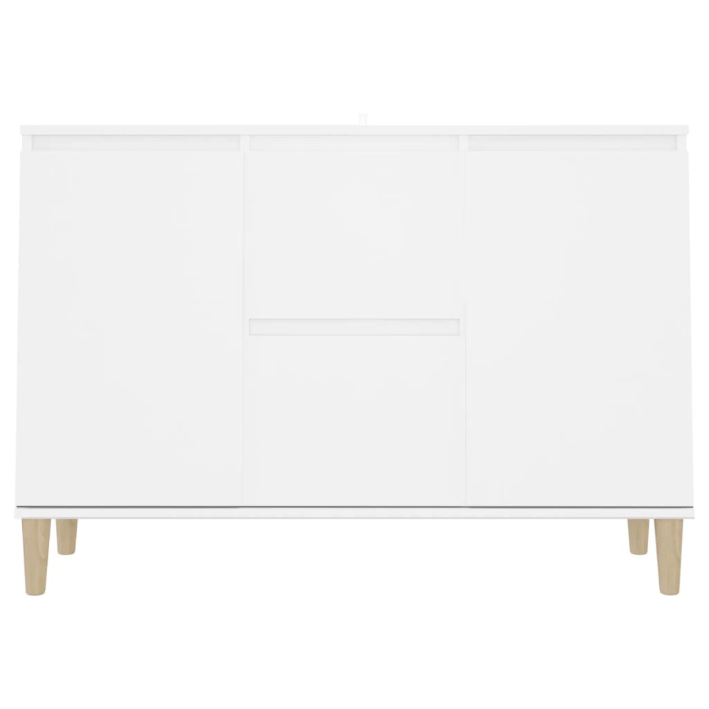 Komoda bijela 101 x 35 x 70 cm od konstruiranog drva